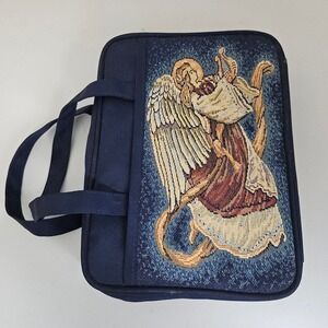 Thomas Nelson 1975 The Open Bible KJV Large Tapestry Angel Cover Zondervan Gifts